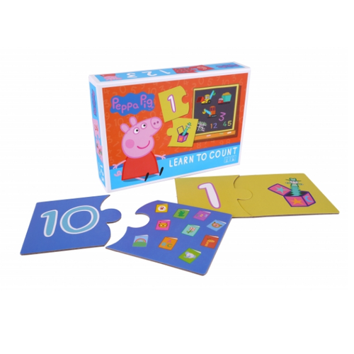 Настольная игра Peppa Pig learn to count Учим Цифры настольная игра оригами peppa pig паровозик цифры и счет 01563