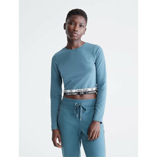 фото Лонгслив calvin klein, размер l, синий