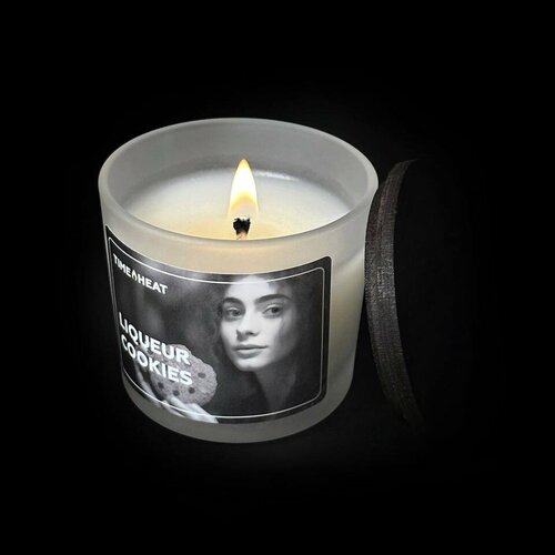 Ароматическая свеча в стакане LIQUEUR COOKIES 80ml Ликерное печенье TIME HEAT 790₽