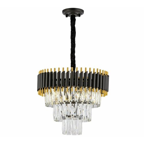 Люстра подвесная с хрусталем 1960 SGR+BRS