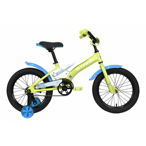 Велосипед Stark'23 Tanuki 16 Boy зеленый/синий/белый