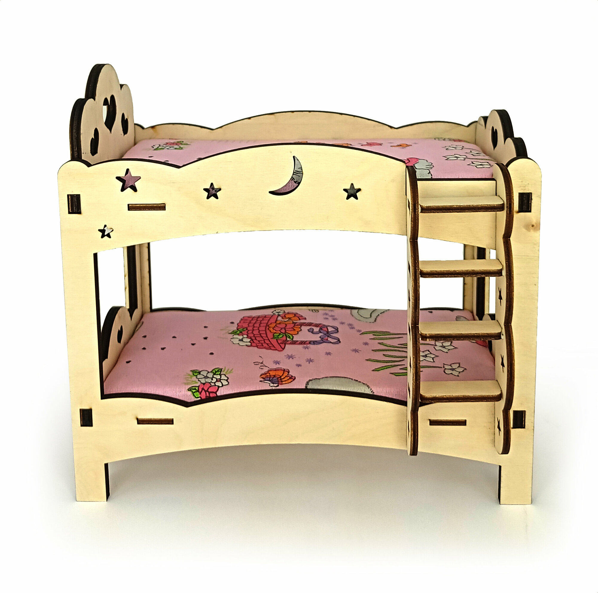 Сборная модель двухярусная кровать для кукол — фото 1