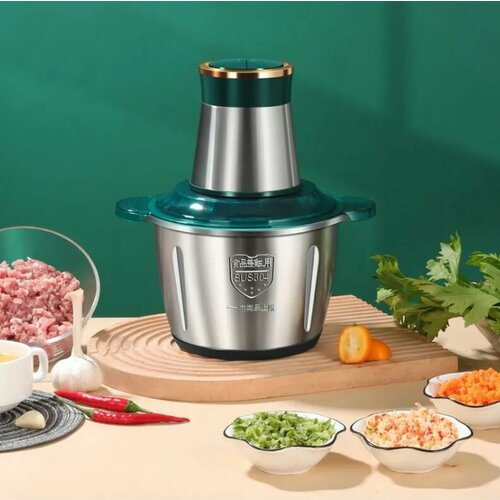 Электрический измельчитель продуктов Food Processor , Мясорубка из нержавеющей стали электрический измельчитель продуктов food processor 2 литра 4 острых лезвия