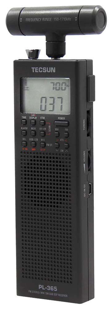 Всеволновый цифровой радиоприемник Tecsun PL-365 (export version) black