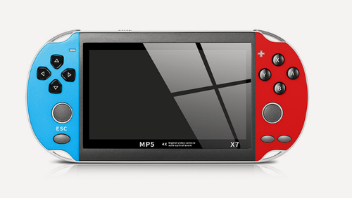 Изображение товара Портативная игровая консоль MyPads 4.3-дюймовый большой экран 128-битная поддержка GBA/ NES красный-синий цвет
