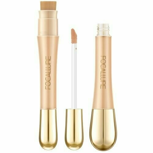 Консилер с кистью, Focallure, Soft Matte Complete Concealer, тон 03, 8 г консилер focallure консилер с кистью soft matte complete concealer