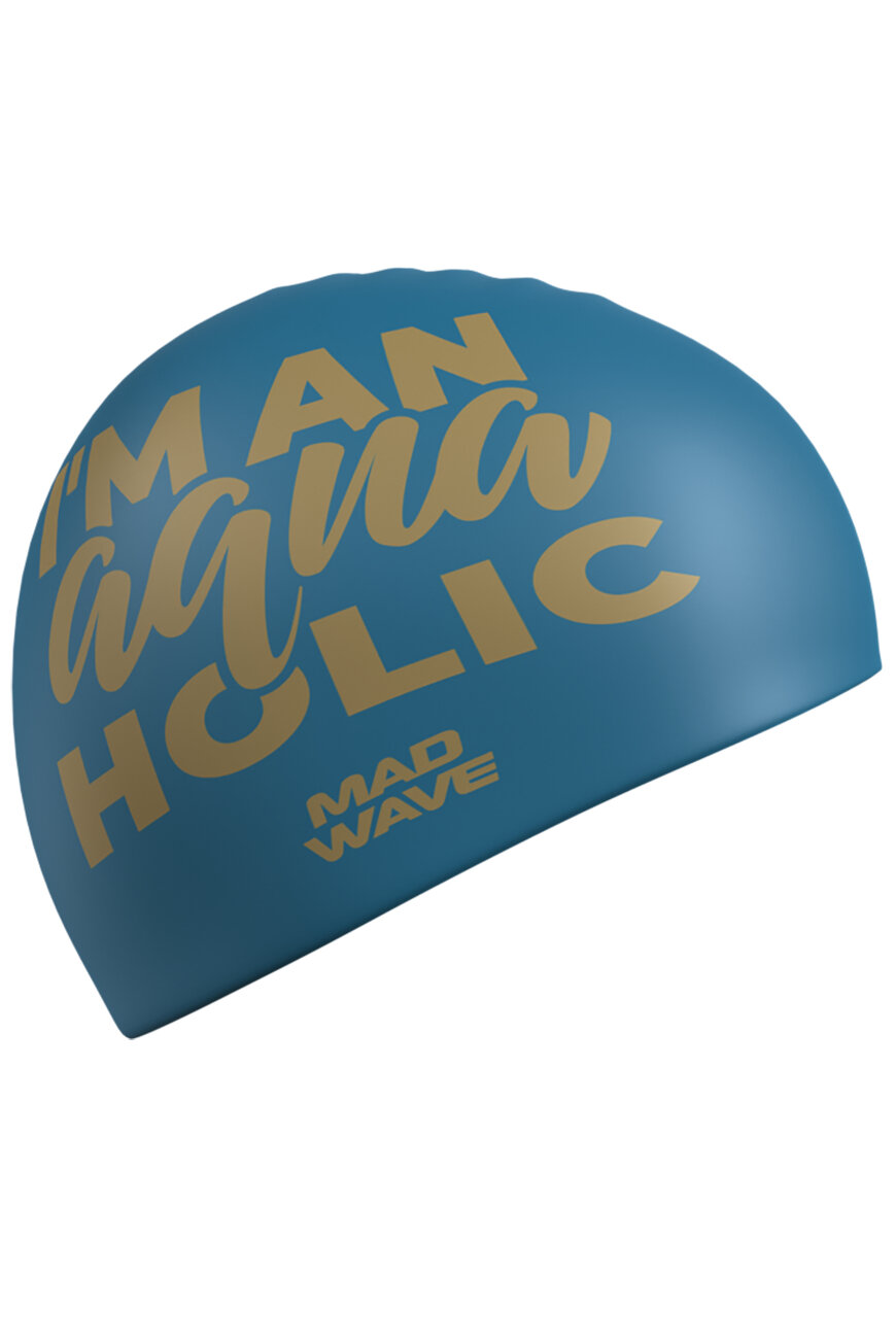 Силиконовая шапочка AQUAHOLIC BIG Mad Wave - фото №2