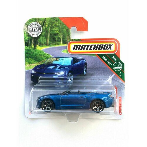 Машинка MATCHBOX '16 CHEVY CAMARO CONVERTIBLE MBX Road Trip 9/35 FHJ75 Mattel 2018