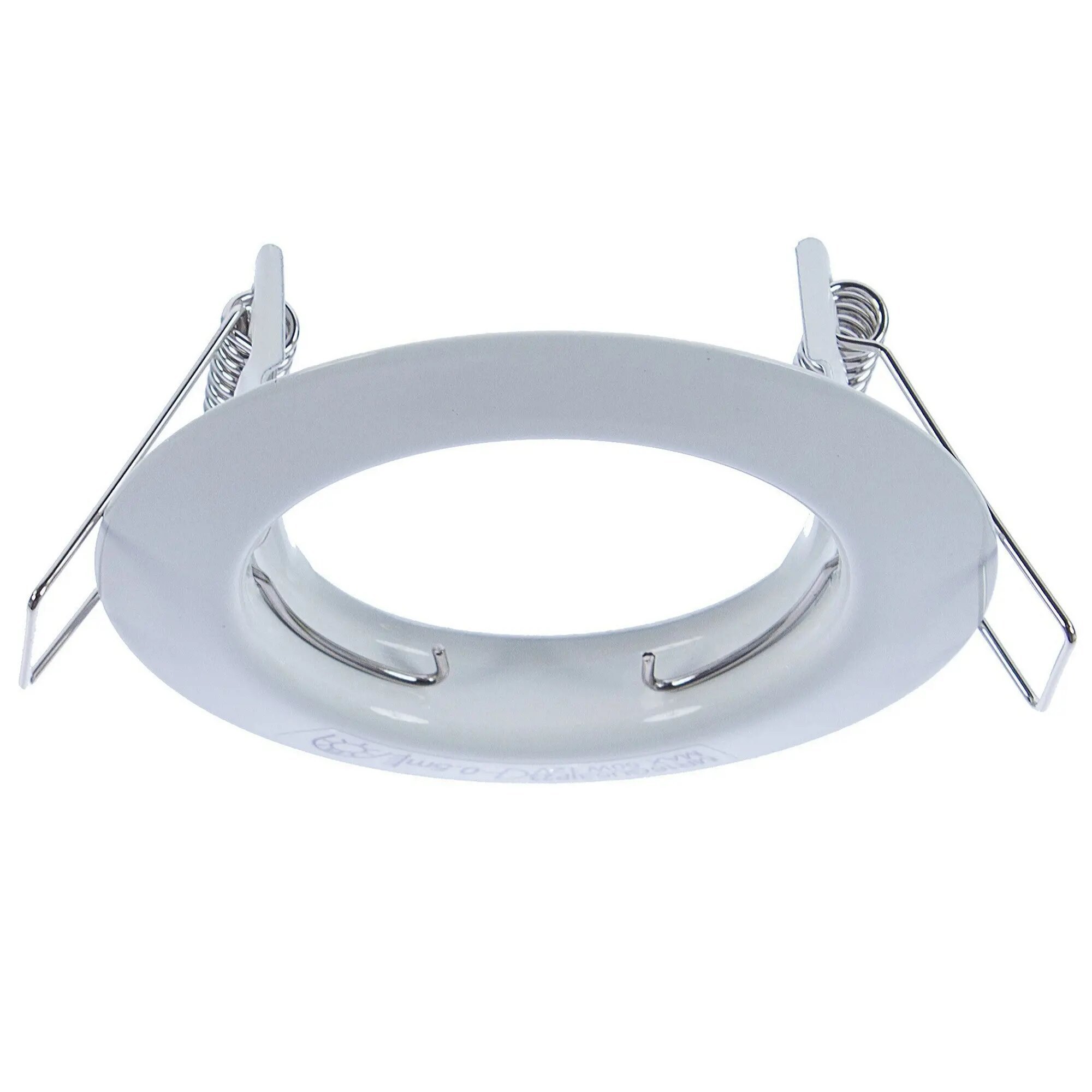 фото Спот встраиваемый круглый GU5.3 сталь цвет белый