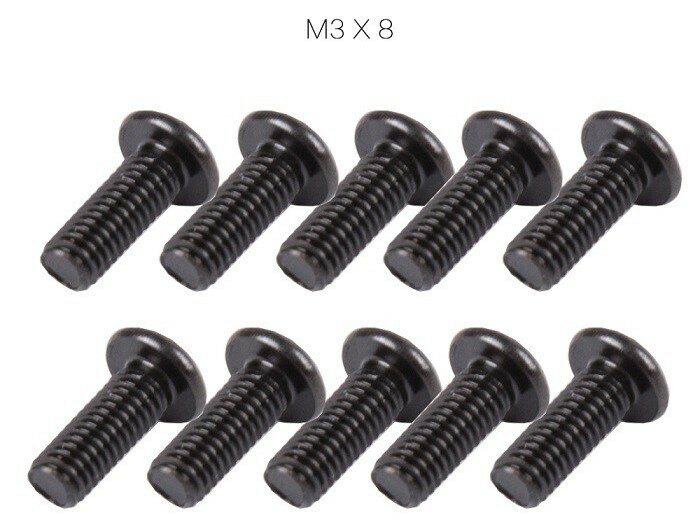 фото Винт M3 8 стальной повышенной прочности YFS 12.9 2714