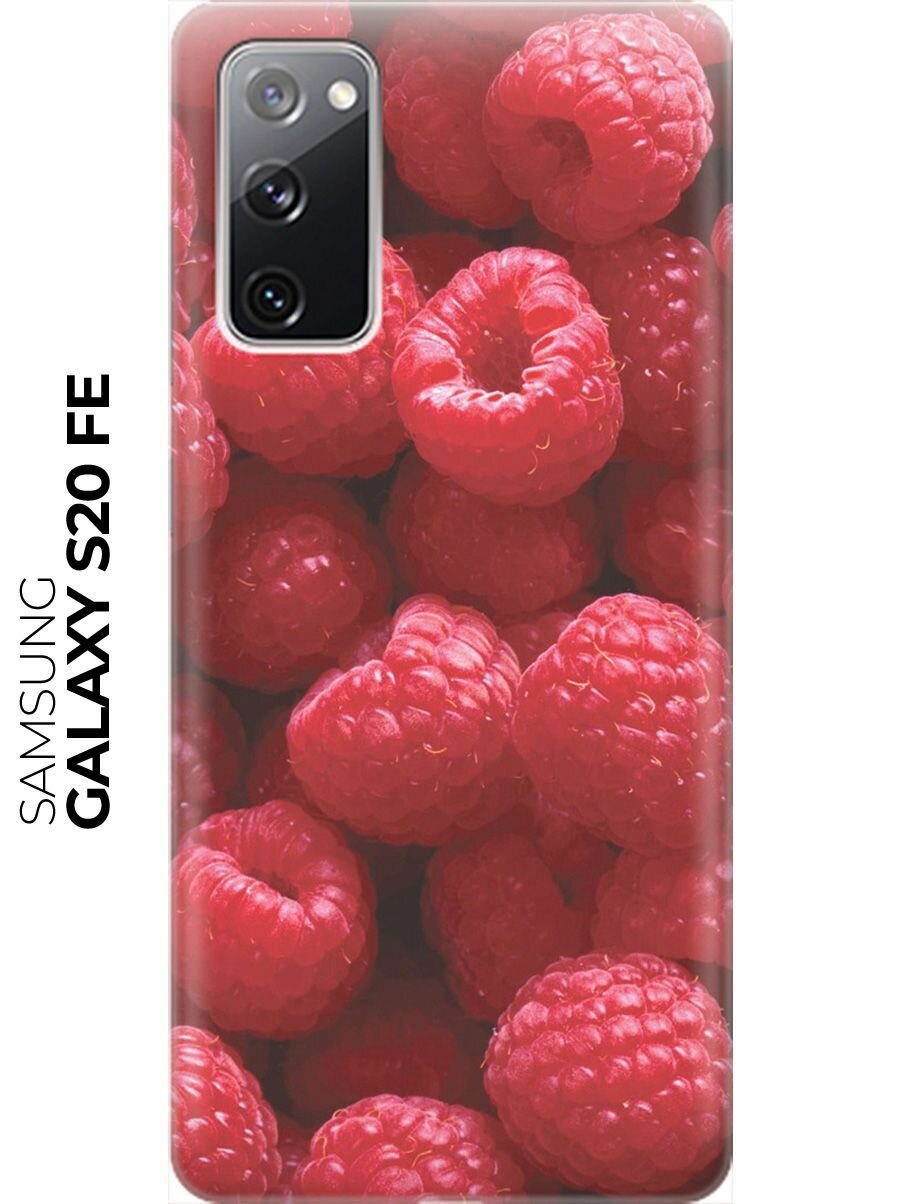 Накладка Transparent для Samsung Galaxy S20 FE с принтом "Малинки"