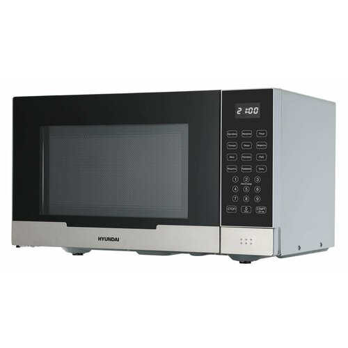 фото Микроволновая печь hyundai hym-d2075, 800вт, 23л, белый /черный