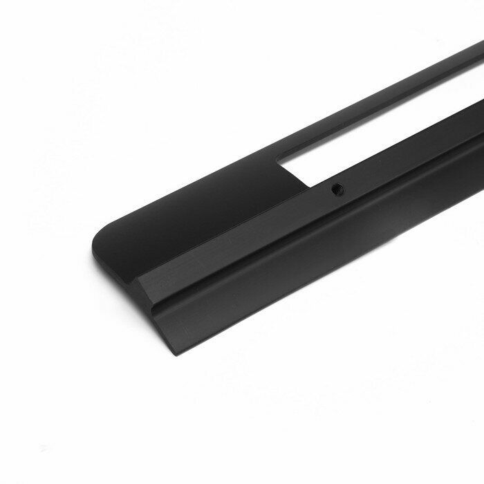 Ручка скоба мебельная м/о 256, цвет черный - фотография № 2