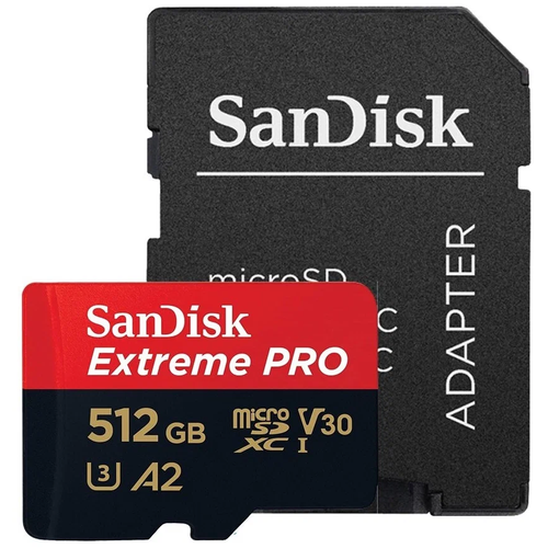 карта памяти microsdxc sandisk extreme pro 200 90mb s 128gb cl10 sd sdsqxcd 128g gn6ma Карта памяти MicroSDXC SanDisk Extreme Pro R/W 200/140MB/s 512GB cl10 + SD, SDSQXCD-512G-GN6MA