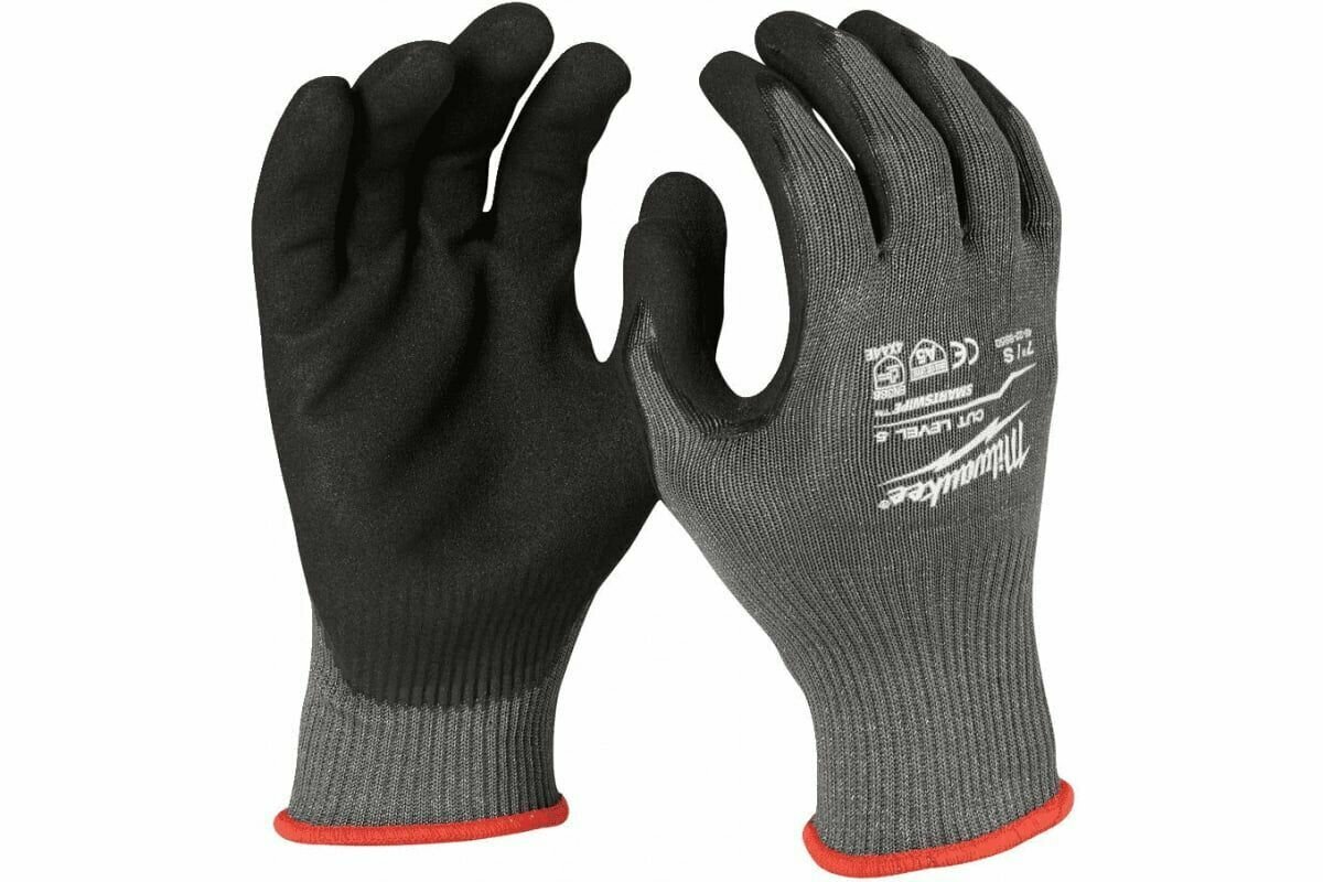 Перчатки Milwaukee с защитой от порезов уровень 5 размер 9 (L), 4932471425