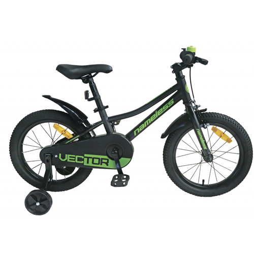 Велосипед 12 NAMELESS VECTOR зеленый/черный 2023г велосипед nameless 20 s2300d черный оранжевый 11 2020 универс рама