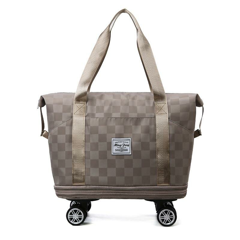 фото Сумка Спортивная для Фитнеса и для тренировок ручная кладь трансформер на съемных колесах дорожная современный дизайн и удобный стиль3