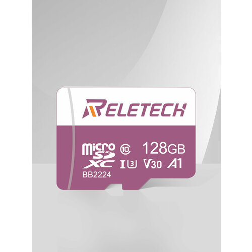 Reletech U3 A1 Micro SD Card TF карты Class10 карты памяти 128 ГБ высокой скорости записи Супер совместимость телефон камеры, розовый