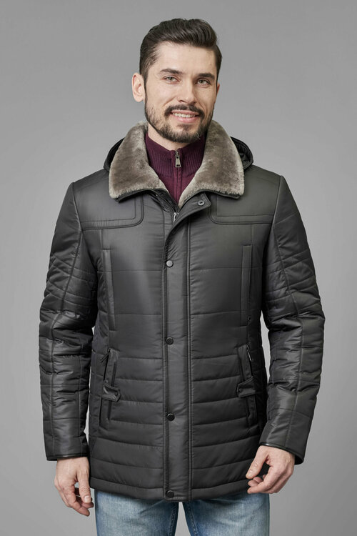 Куртка LEXMER, размер 66 8XL, серый