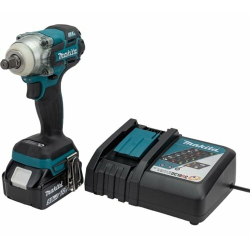 Акку. ударный гайковерт Makita 18 В,1x5 Ач Li-ion,0-1800/2600/3500у/м,280 Нм, кейс арт. 202175