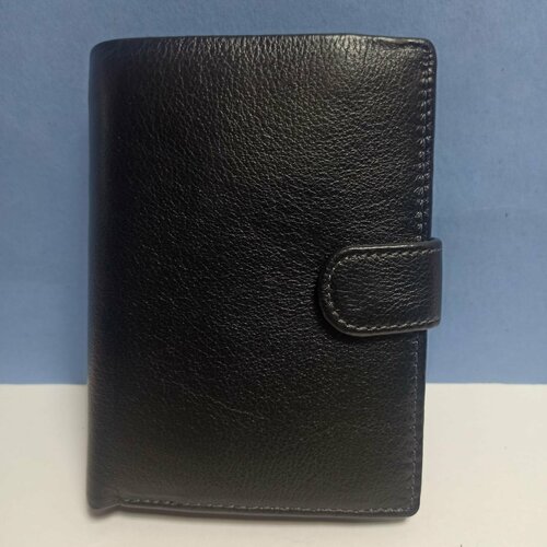 фото Кошелек портмоне, фактура тиснение, матовая, черный нет бренда