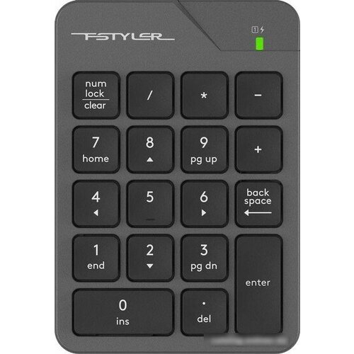 Числовой блок A4Tech FGK21C серый 297900₽