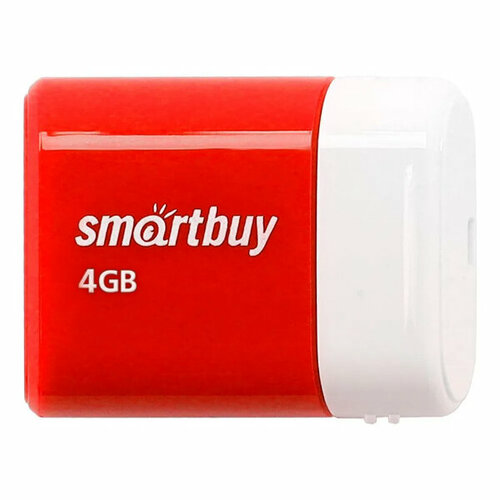 Память Flash USB 04 Gb Smart Buy LARA Red