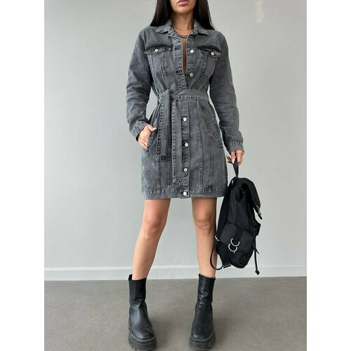 фото Платье ponza, размер s, серый