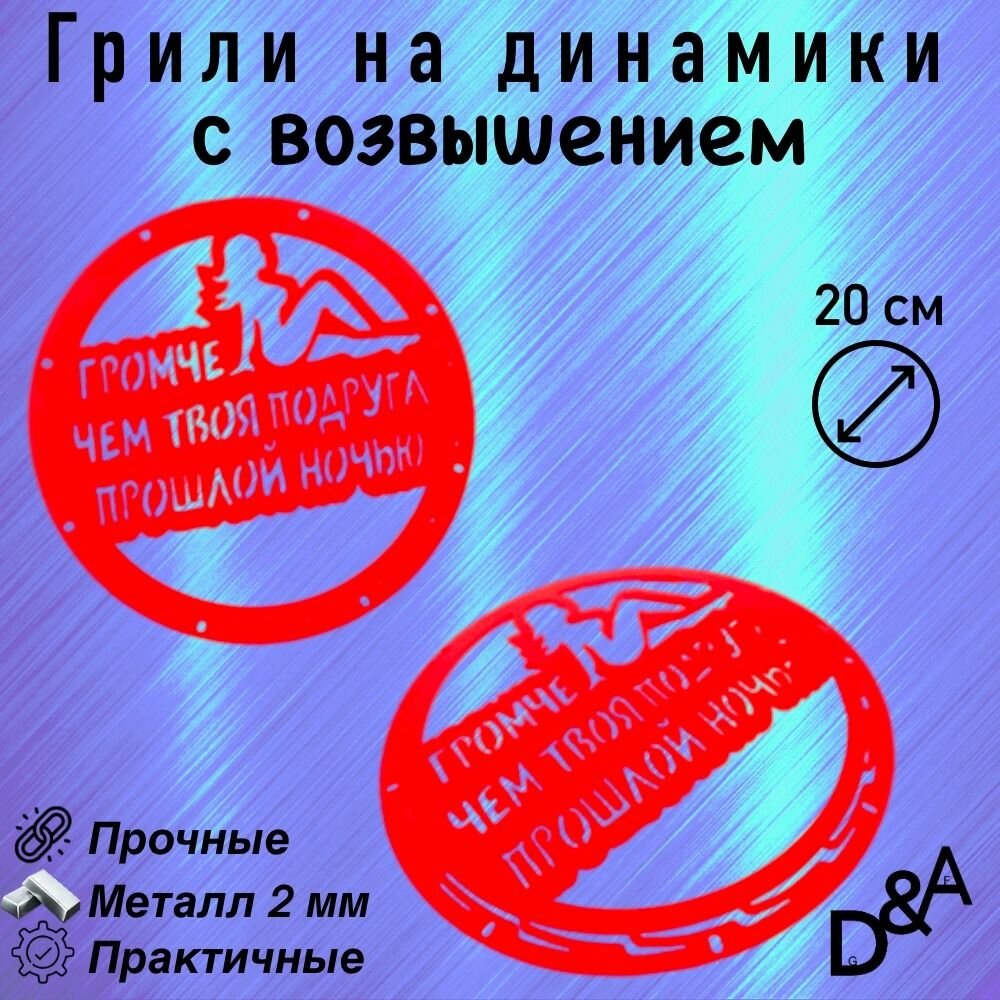 Грили для динамиков "Громче твоей Св" 20 см