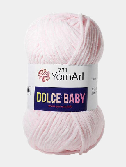 Пряжа YarnArt Dolce Baby, Цвет Розовый