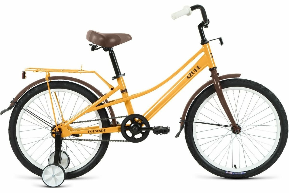 Детские велосипеды Forward Детский велосипед FORWARD AZURE 16" 2023, 16" золотистый