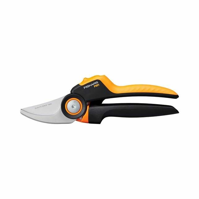 Секатор Fiskars PowerGear P921 черный/оранжевый 1057173