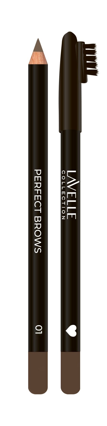 LAVELLE COLLECTION Карандаш для бровей классический Classic Brow Pencil BP02, 0,75 г, 01 светло-коричневый