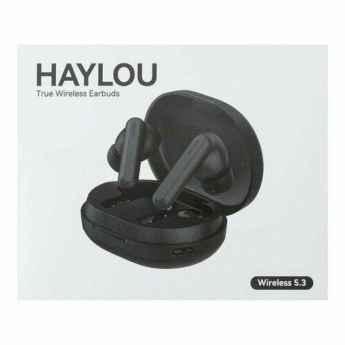 TWS Bluetooth гарнитура Xiaomi Haylou GT7 Neo полупрозрачная черная 2280₽