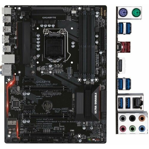 Материнская плата GIGABYTE LGA1151 Z270 GA-Z270XP-SLI 1000000₽