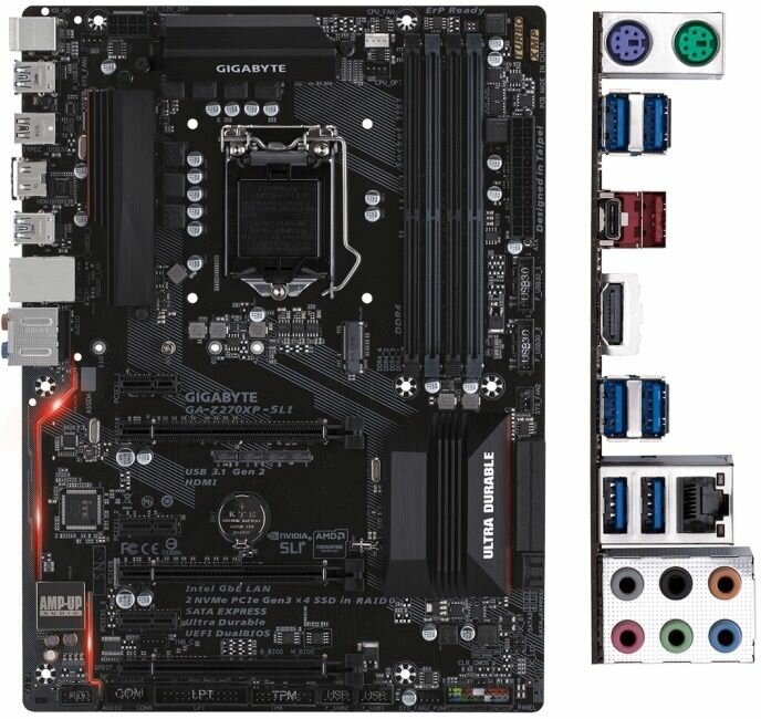 Материнская плата GIGABYTE LGA1151 Z270 GA-Z270XP-SLI