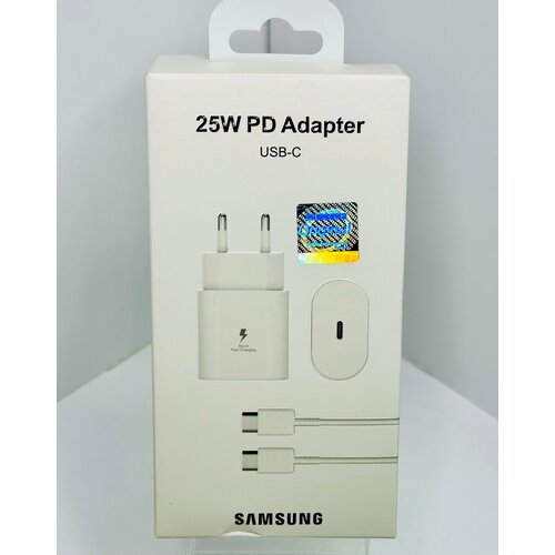 Адаптер 25W PD USB-C белый