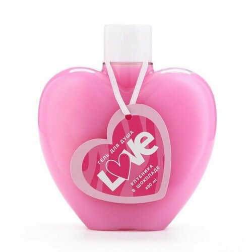 Гель для душа Love 430 мл аромат клубники в шоколаде чистое счастье 785₽