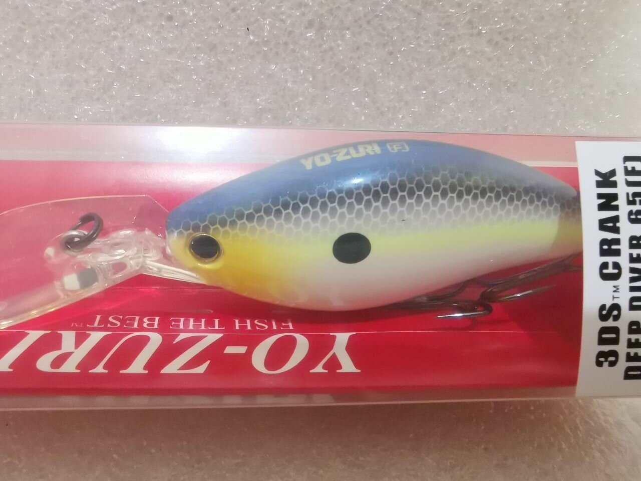 Воблер YO-ZURI 3DS CRANK DEEP DIVER 65F F1158-SSH (65мм,17г.)