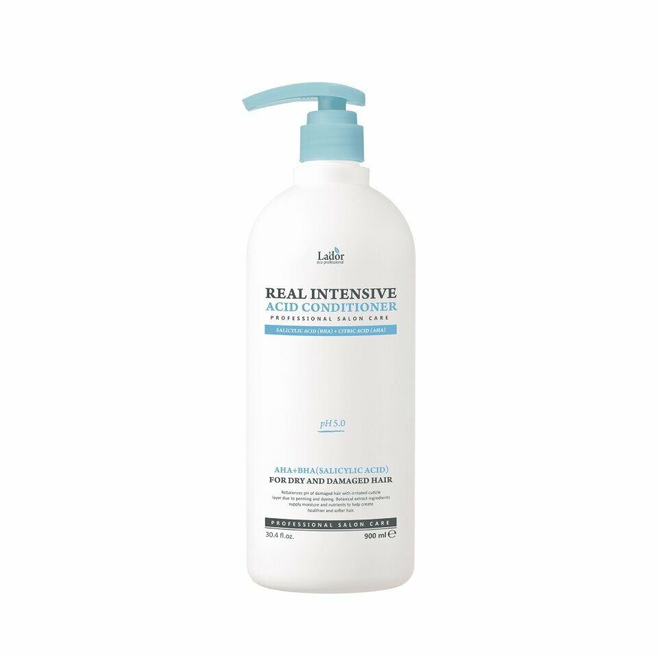 La'dor REAL INTENSIVE ACID CONDITIONER Интенсивный кислотный кондиционер для сухих и повреждённых волос 900мл