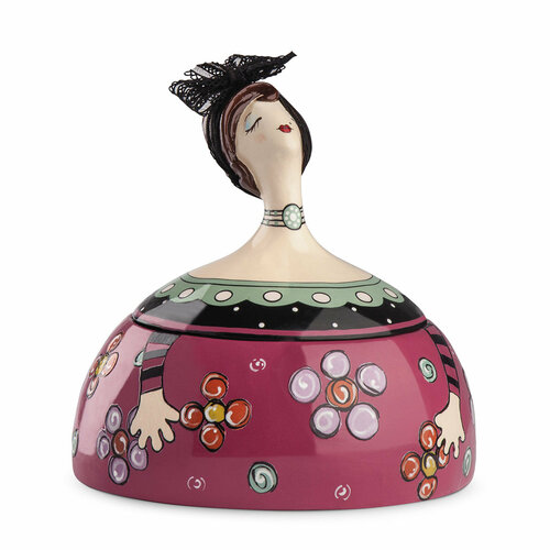 Шкатулка для ювелирных украшений 18х18см Ле Пупаце розовая 21856₽