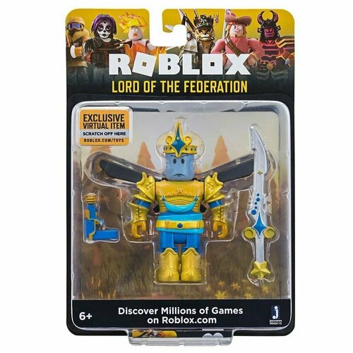 Набор Роблокс фигурка героя Лорд Федерации эксклюзивный код Первый клинок Федерации Roblox Lord Of The Federation First blade of the Federation 2999₽