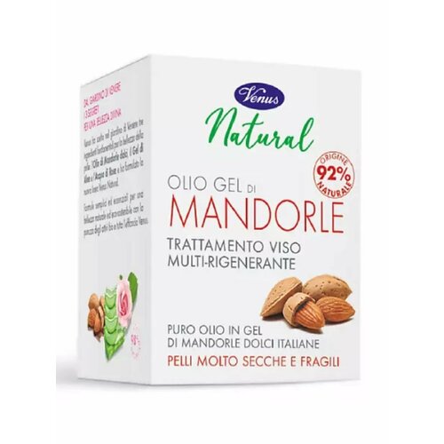 VENUS Гель для лица на масляной основе с экстрактом миндаля