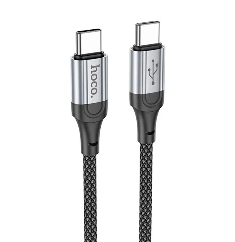 фото Кабель Hoco X102 Double Speed, USB Type-C - USB Type-C, 60W, 1м, черный