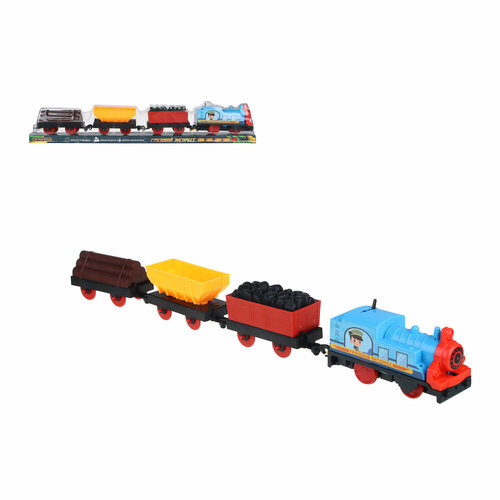 Игроленд Электропоезд Грузовой экспресс PP PS движение 2хАА 445х7х55см 620₽