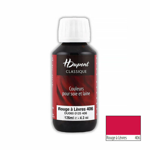 Краска для шелка 125 мл (406 красная помада) H Dupont Classiс, 1 упаковка