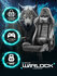 Игровое кресло компьютерное GAMELAB WARLOCK, черный/серый, искусс...