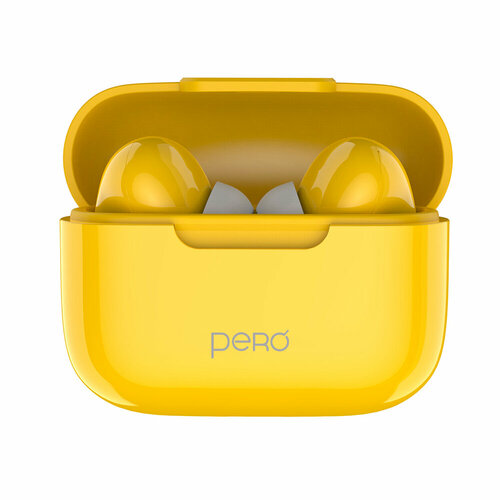 Беспроводные наушники Pero TWS06 Comfort желтый 1377₽