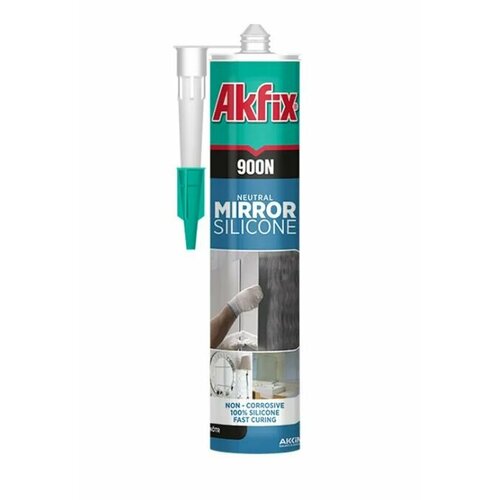 Akfix 900N Клей-Герметик для зеркал 310мл 400₽