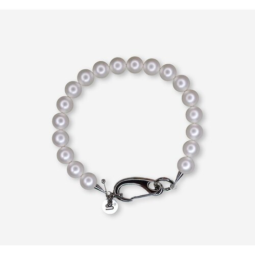 Колье 2SICK, гематит, длина 41 см, белый